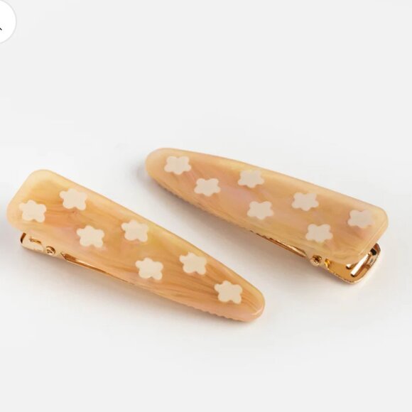 NEW Casa Clara Flower Barrette Set - Picture 4 of 4